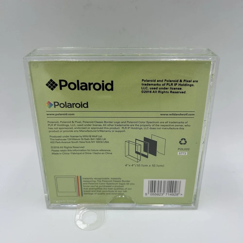 Polaroid Glitter Paper Weight‎ Collectible 2016